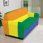 LGBT Pride Rainbow Striped Print Sofa Cover