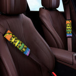 LGBT Rainbow Gadsden Flag Print Car Seat Belt Covers
