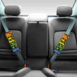 LGBT Rainbow Gadsden Flag Print Car Seat Belt Covers