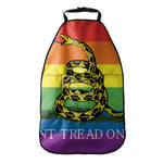 LGBT Rainbow Gadsden Flag Print Car Seat Organizers