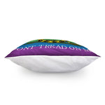 LGBT Rainbow Gadsden Flag Print Pillow Cover