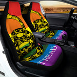 LGBT Rainbow Gadsden Flag Print Universal Fit Car Seat Covers