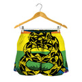 LGBT Rainbow Gadsden Flag Print Women's Shorts