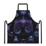 Libra And Astrological Signs Print Apron