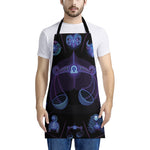 Libra And Astrological Signs Print Apron