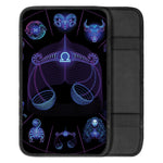 Libra And Astrological Signs Print Car Center Console Cover