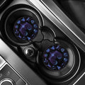 Libra And Astrological Signs Print Car Coasters