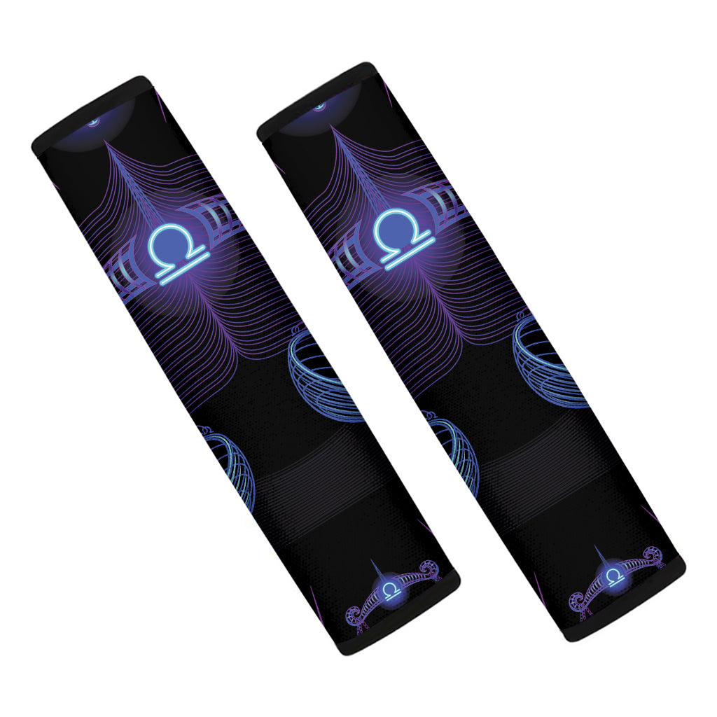 Libra And Astrological Signs Print Car Seat Belt Covers