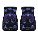 Libra And Astrological Signs Print Front Car Floor Mats