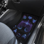 Libra And Astrological Signs Print Front Car Floor Mats