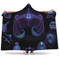 Libra And Astrological Signs Print Hooded Blanket
