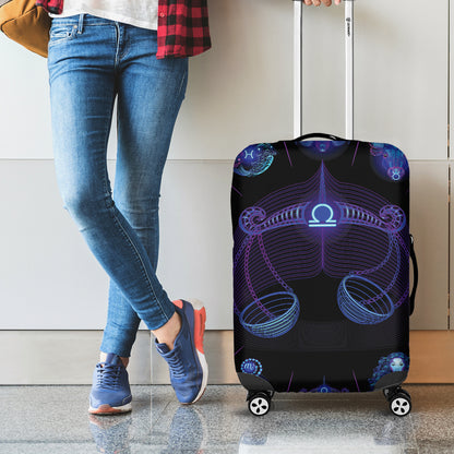 Libra And Astrological Signs Print Luggage Cover