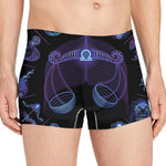 Libra And Astrological Signs Print Men's Boxer Briefs