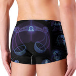 Libra And Astrological Signs Print Men's Boxer Briefs