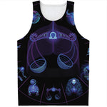 Libra And Astrological Signs Print Men's Tank Top