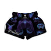 Libra And Astrological Signs Print Muay Thai Boxing Shorts