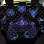 Libra And Astrological Signs Print Pet Car Back Seat Cover