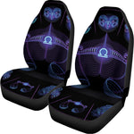 Libra And Astrological Signs Print Universal Fit Car Seat Covers