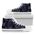 Libra And Astrological Signs Print White High Top Sneakers