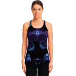 Libra And Astrological Signs Print Women's Racerback Tank Top