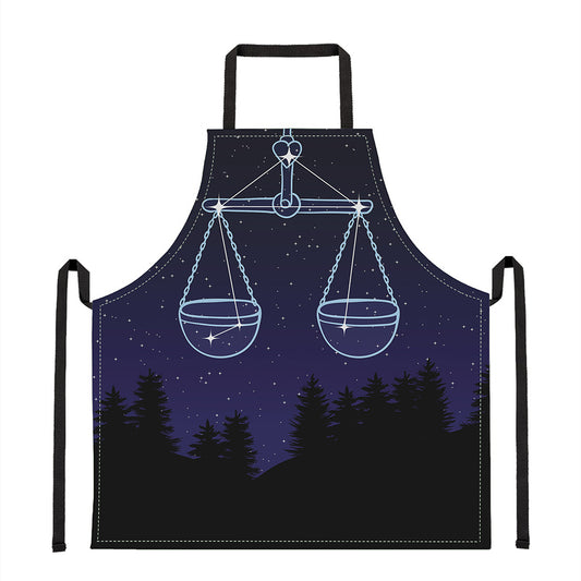 Libra Constellation Print Apron