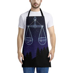 Libra Constellation Print Apron