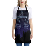 Libra Constellation Print Apron