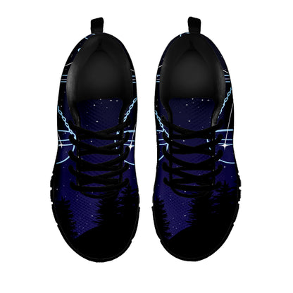 Libra Constellation Print Black Sneakers