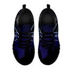 Libra Constellation Print Black Sneakers