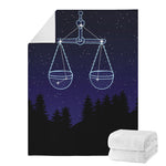 Libra Constellation Print Blanket