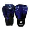 Libra Constellation Print Boxing Gloves