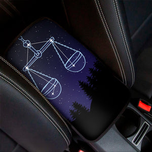 Libra Constellation Print Car Center Console Cover