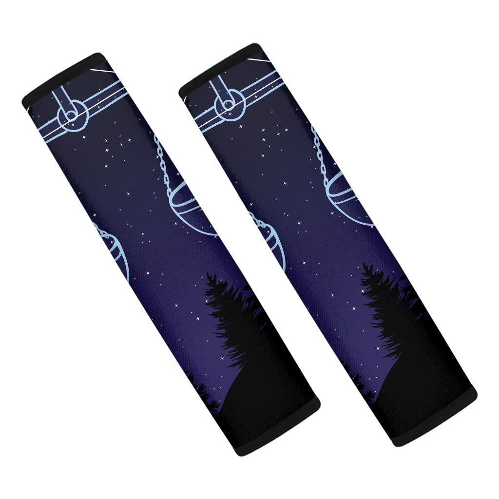 Libra Constellation Print Car Seat Belt Covers