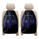 Libra Constellation Print Car Seat Organizers