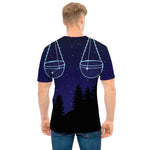 Libra Constellation Print Men's T-Shirt