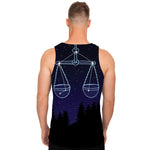 Libra Constellation Print Men's Tank Top