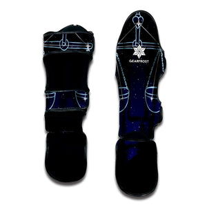 Libra Constellation Print Muay Thai Shin Guard