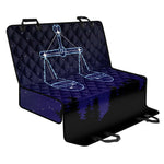 Libra Constellation Print Pet Car Back Seat Cover