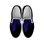 Libra Constellation Print White Slip On Shoes