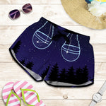 Libra Constellation Print Women's Shorts