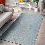 Light Blue Denim Jeans Print Area Rug