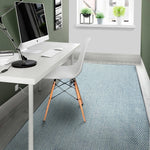 Light Blue Denim Jeans Print Area Rug