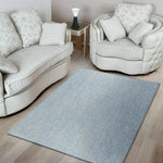 Light Blue Denim Jeans Print Area Rug
