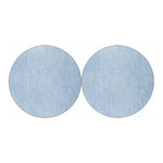 Light Blue Denim Jeans Print Car Coasters