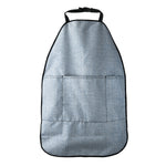 Light Blue Denim Jeans Print Car Seat Organizers