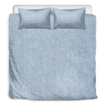Light Blue Denim Jeans Print Duvet Cover Bedding Set