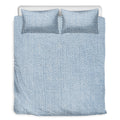 Light Blue Denim Jeans Print Duvet Cover Bedding Set