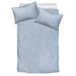 Light Blue Denim Jeans Print Duvet Cover Bedding Set