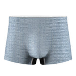 Light Blue Denim Jeans Print Men's Boxer Briefs