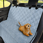 Light Blue Denim Jeans Print Pet Car Back Seat Cover